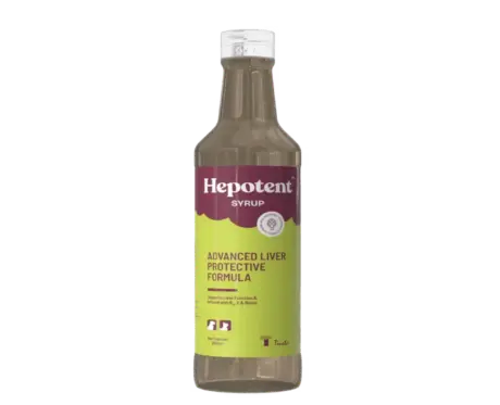 Tineta Hepotent Advanced Syrup, Liver Protective Formula for Dogs & Cats, 200 ML at ithinkpets.com 1