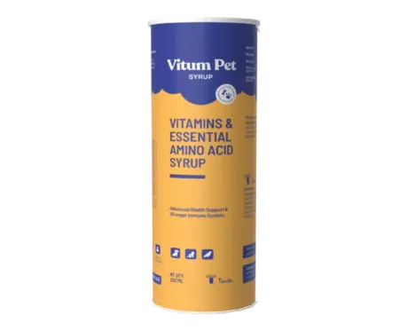 Tineta Vitum Pet Vitamins & Essential Amino Acid Syrup for Dogs, Cats & Birds, 200 ML at ithinkpets.com 2