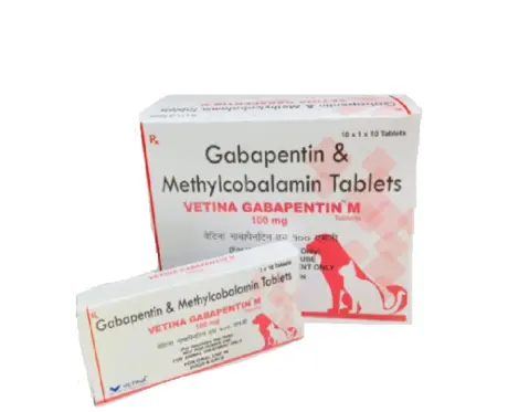 Vetina Gabapentin M 100 MG Tablets for Dogs and Cats at ithinkpets.com 1 (1)