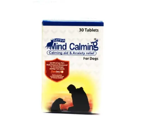 Vetina Mind Calming Tablet for Dogs, 30 Tablets at ithinkpets.com 1 (1)