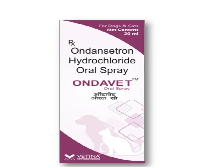 Vetina Ondavet Oral Spray (Ondansetron) for Dogs and Cats, 20 ML at ithinkpets.com 1 (2)