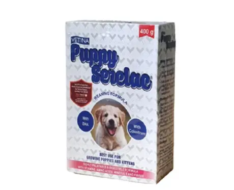 Vetina Puppy Serelac Weaning Formula for Puppies, 400 GM at ithinkpets.com 1 (1)
