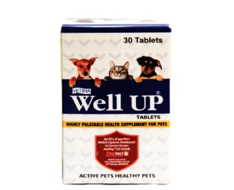 Vetina Well Up tablets for Dogs and Cats, 30 Tablets at ithinkpets.com 1 (1)
