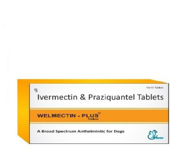 Welkine Welmectin Plus Tablets, 10 Tablets at ithinkpets.com 1 (1)