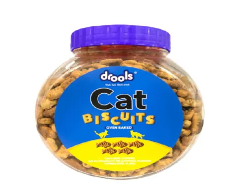 Drools Biscuit Cat Treat for Cats & Kittens, 400 GM at ithinkpets.com 1 (2)