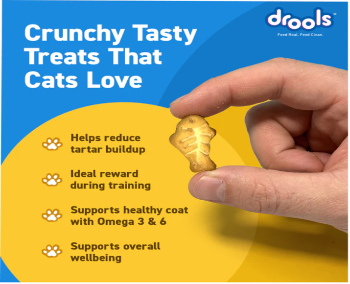Drools Biscuit Cat Treat for Cats & Kittens, 400 GM at ithinkpets.com 4
