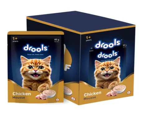 Drools Chicken Mousse Adult Cat Wet Food, 80 GM at ithinkpets.com 1