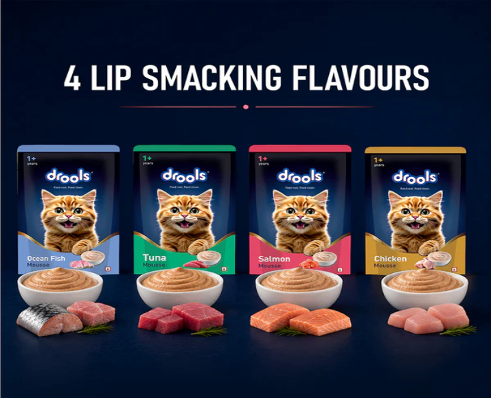 Drools Ocean Fish Mousse Adult Cat Wet Food, 80 GM at ithinkpets.com 10