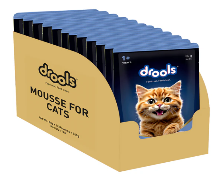 Drools Ocean Fish Mousse Adult Cat Wet Food, 80 GM at ithinkpets.com 11