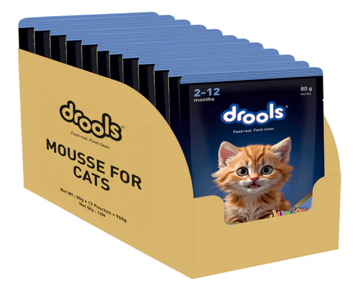 Drools Ocean Fish Mousse Kitten Cat Wet Food, 80 GM at ithinkpets.com 13