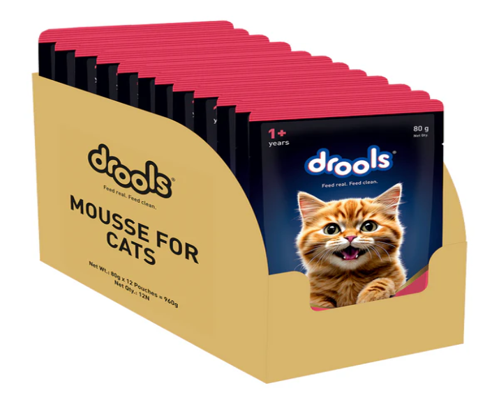 Drools Salmon Mousse Adult Cat Wet Food, 80 GM at ithinkpets.com 10