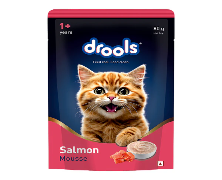 Drools Salmon Mousse Adult Cat Wet Food, 80 GM at ithinkpets.com 9