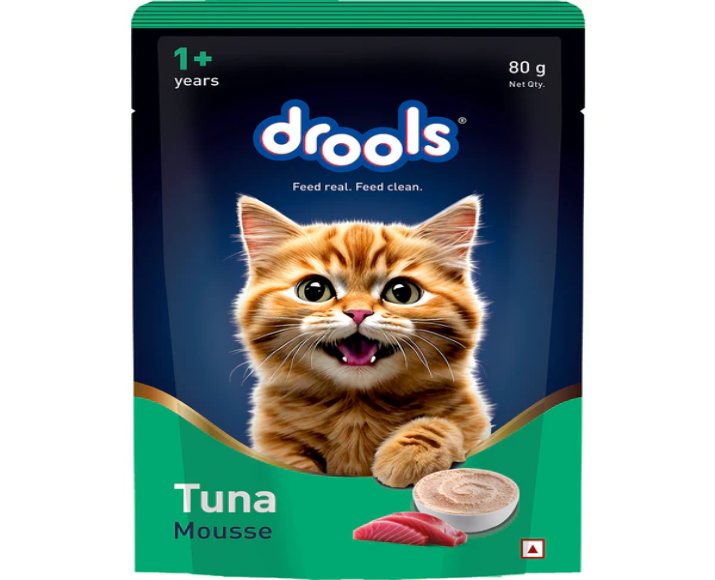 Drools Tuna Mousse Adult Cat Wet Food, 80 GM at ithinkpets.com 10