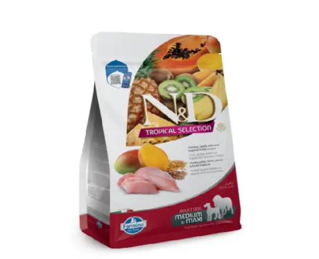 Farmina N&D Tropical Selection Chicken Adult Dog Medium & Maxi Dry Food at ithinkpets.com 1 (1)