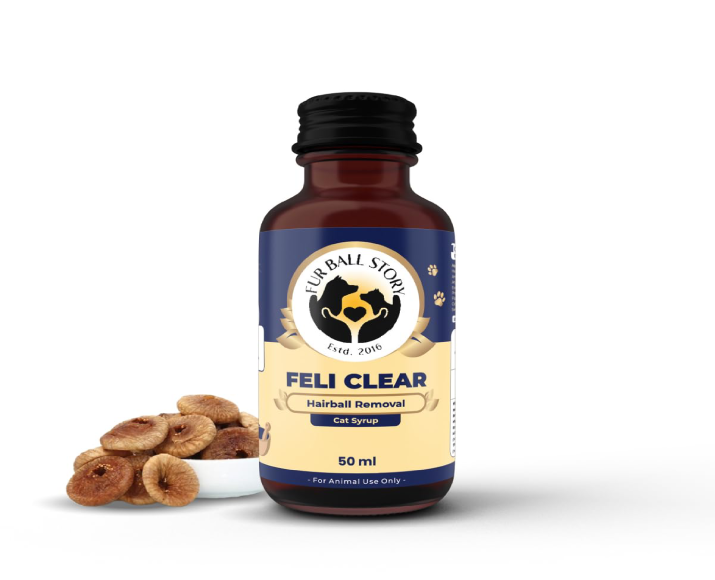 Fur Ball Story Feli Clear Liquid Supplement for Cats, 50 ML at ithinkpets.com 1