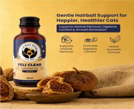 Fur Ball Story Feli Clear Liquid Supplement for Cats, 50 ML at ithinkpets.com 2