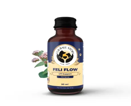 Fur Ball Story Feli Flow Urinary Wellness Liquid Supplement for Cats, 50 ML at ithinkpets.com 1