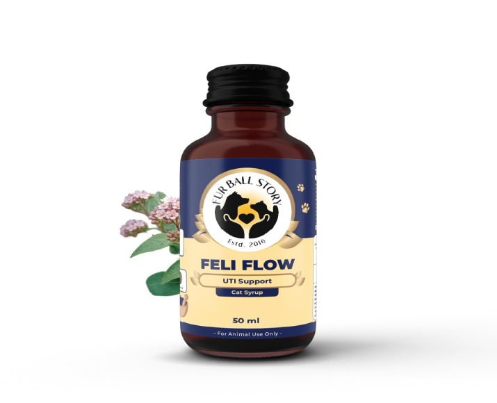 Fur Ball Story Feli Flow Urinary Wellness Liquid Supplement for Cats, 50 ML at ithinkpets.com 1