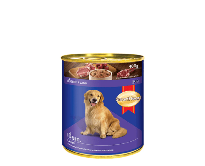 SmartHeart Lamb Adult Dog Cans, Wet Dog Food, 6 Cans x 400 GM at ithinkpets.com 1 (1)