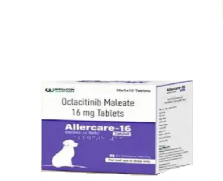 Wellcon Allercare 16 MG Tablet (Oclacitinib) for Dogs, 10 Tablets at ithinkpets.com 1 (3)