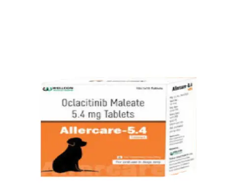 Wellcon Allercare 5.4 MG Tablet (Oclacitinib) for Dogs, 10 Tablets at ithinkpets.com 1 (2) (1)