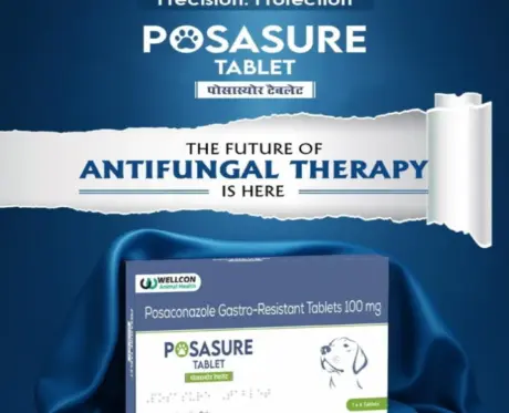 Wellcon Posasure Tablet (Posaconazole 100 MG), Gastro Resistant for Dogs, 6 Tablets at ithinkpets.com 2
