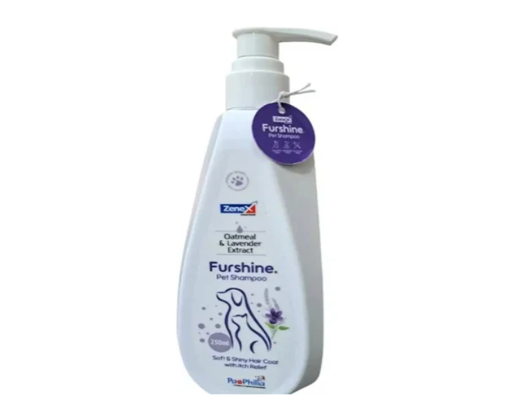 Zenex Furshine Pet Shampoo Dogs and Cats, 250 ML at ithinkpets.com 1